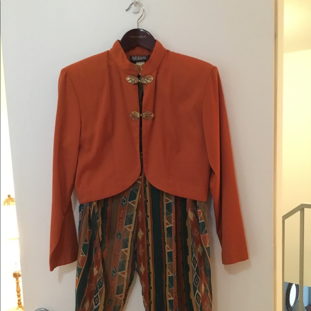 Vintage 90’s Harem Pants and Crop Jacket Size L